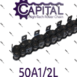 50A1-2L زنجیر صنعتی شاخکدار برند CAPITAL