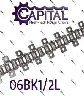 06BK1/2L زنجیر صنعتی شاخکدار برند CAPITAL
